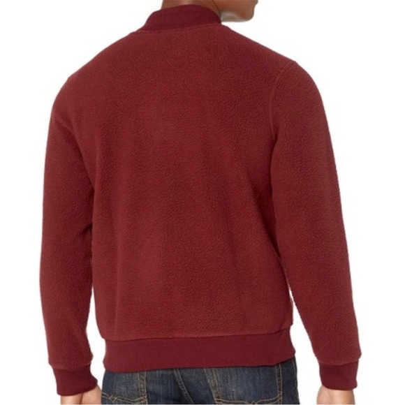NWT Mens Maroon Champion Heritage Sherpa Zip Jacket - Picture 3 of 5